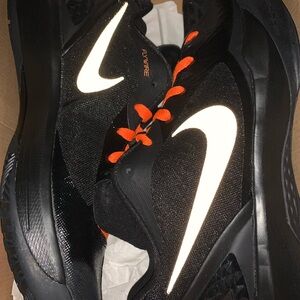 Nike Black and Orange Athletic Shoes